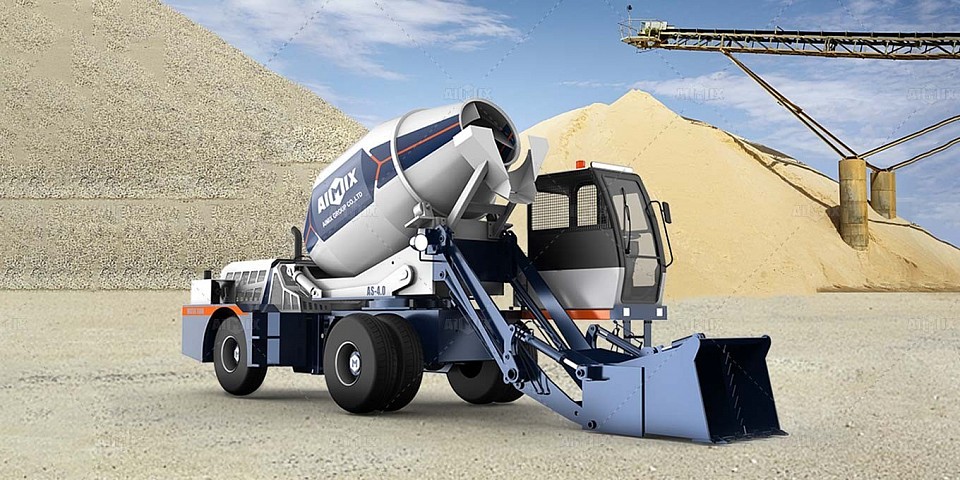 self loading concrete mixture